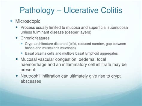 Pathology Of Ulcerative Colitis Pathology Made Simple