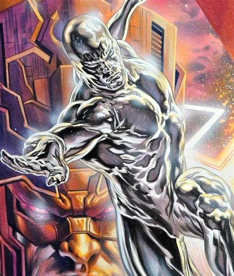 Silver Surfer And Galactus By Felipe Massafera Silver Surfer Comic
