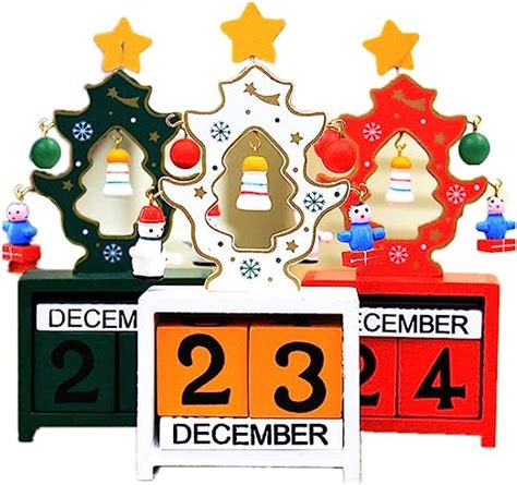 Christmas Advent Calendar With Number Blocks From Echi