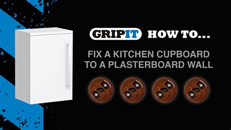 Therefore, if you bought a new kitchen, you have a question arises: GripIt- How to fix a kitchen cupboard to a plasterboard wall - YouTube
