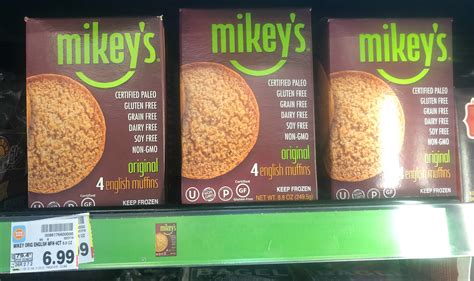 These muffins have 11 grams of fiber and 1/3 few calories of regular muffins per serving. Mikey's English Muffins ONLY $5.34 at Kroger (and so worth ...