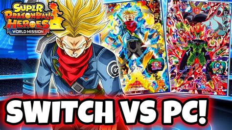 Super Dragon Ball Heroes World Mission Switch Vs Pc Comparison The