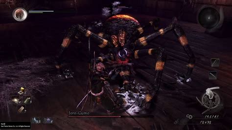 Nioh Spider Boss Fight Youtube