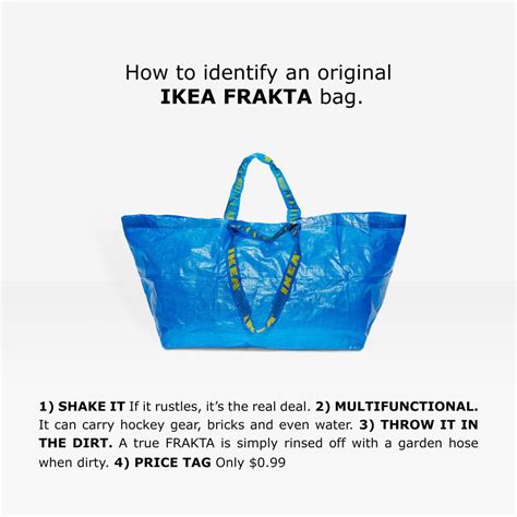 Ikea Calls Out Balenciaga’s 2 145 Take On Its Frakta Bag Curbed