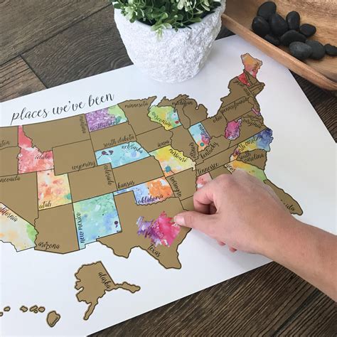 Document Your Travels With This Scratch Off Travel Map