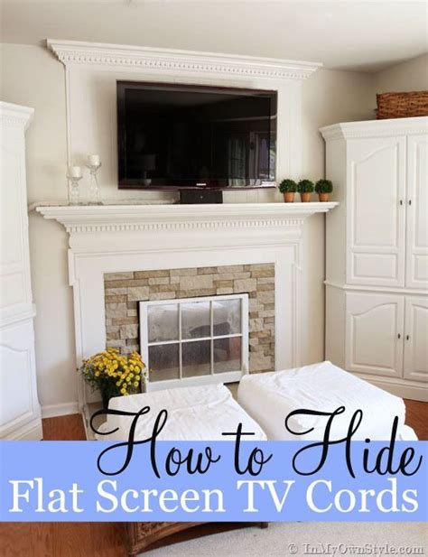 How To Hide Cords And Wires On A Wall Mounted Flat Screen Tv In My