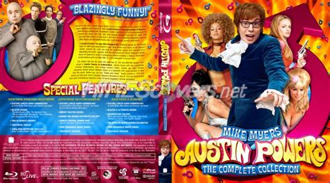 Custom 4k Uhd Blu Ray Dvd Free Covers Labels Movie Fan Art Austin Powers The Complete