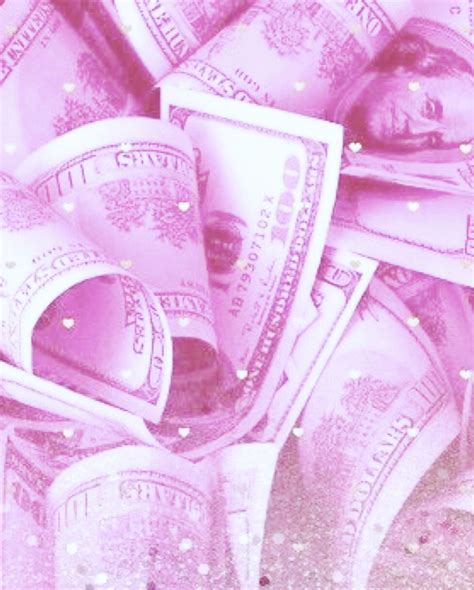 Cool Glitter Pink Money Wallpaper 2023