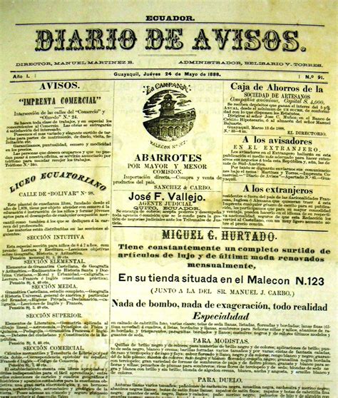 Filediario De Avisos 24 De Mayo De 1888