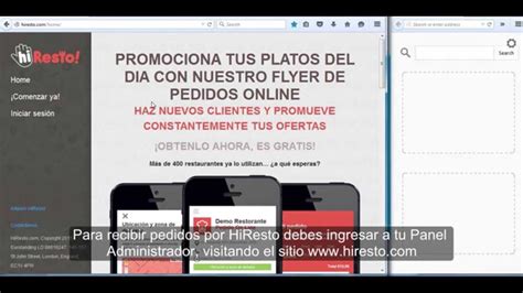 Here you can get the free template for your online advertisement! HiResto.com - Flyers online gratis para restorantes - YouTube