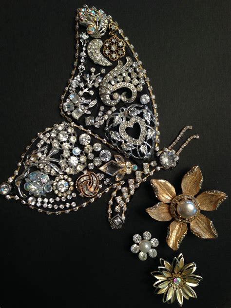 Making Art From Broken Vintage Costume Jewelry Denise I Share Our Tips