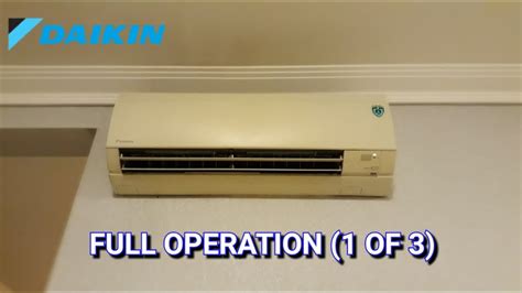 Daikin Mini Split Air Conditioner Full Operation Of Youtube