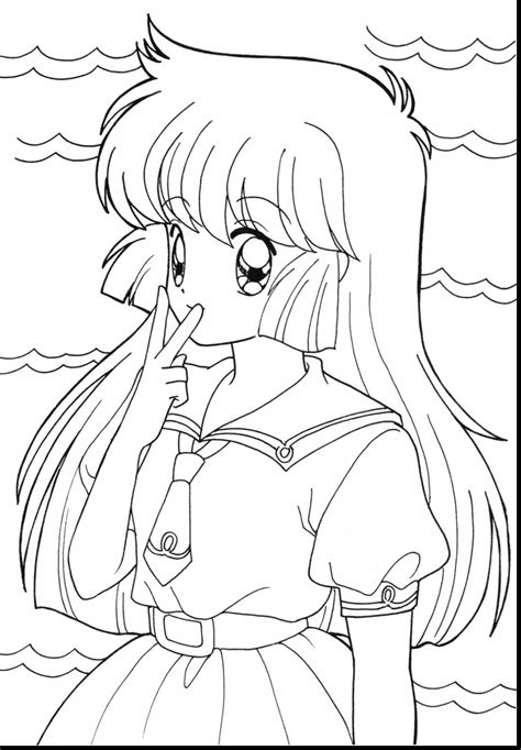 Anime Wolf Girl Coloring Pages Coloring Pages For Children