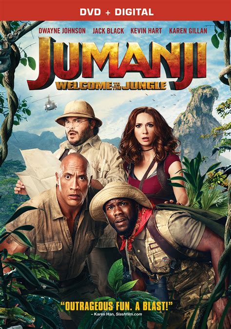 Jumanji Welcome To The Jungle Includes Digital Copy Dvd 2017
