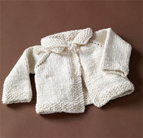 Ravelry Naturally Nice Baby Sweater Pattern By Lion Brand Yarn