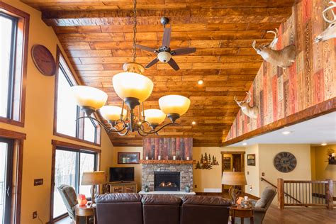 Knotty Pine Interior Log Cabin Wall Paneling Trim Never Looked So Good