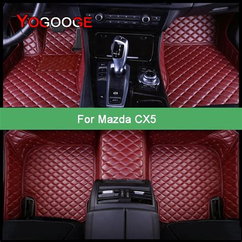 Yogooge Car Floor Mats For Mazda Cx5 Foot Coche Accessories Carpets