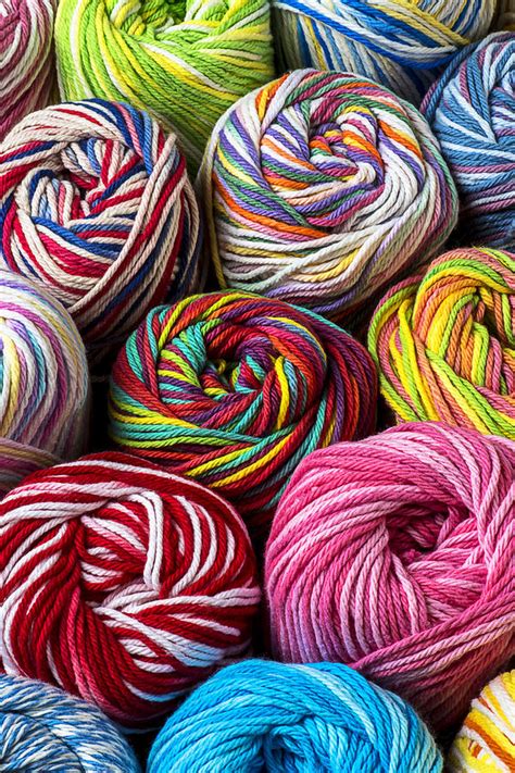 Colorful Yarn Photograph By Garry Gay