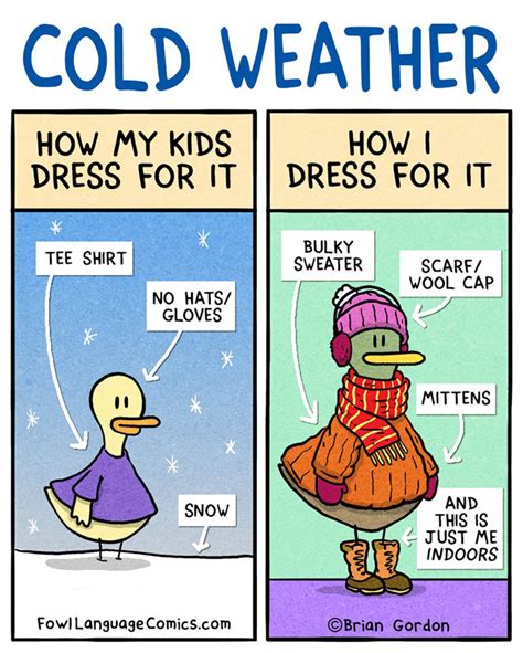 140 Funny Comics About Winter Problems That Almost