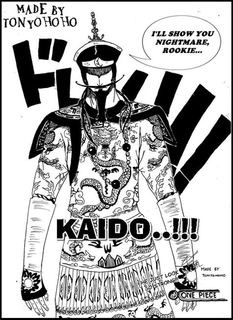 Kaidou One Piece By Tonyohoho On Deviantart