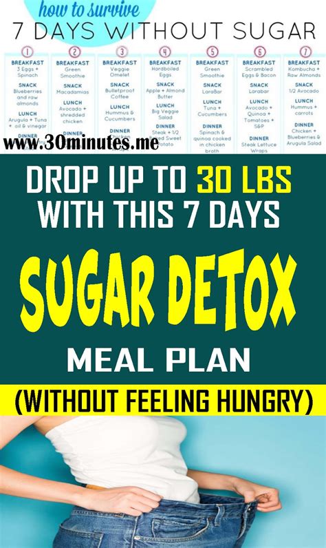 Lose Weight Up To 30 Lbs With This 7 Day Sugar Detox Menu Plan Health