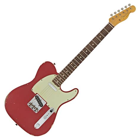 Disc Fender Custom Shop 1962 Relic Telecaster Custom Red Sparkle