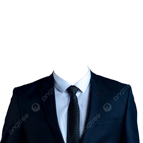 Hombre Traje Camisa Corbata Formal Certificado Foto Blanco Transparente