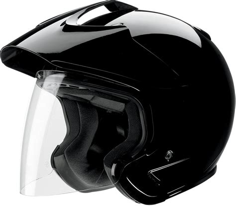 This allows greater comfort and lessens or eliminates pressure points that you. Z1R Ace Transit Open Face Helmet - Black