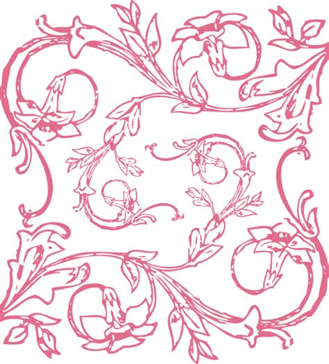 Check spelling or type a new query. Decoration, Pretty, Pink, Swirl, Border Clip Art at Clker ...