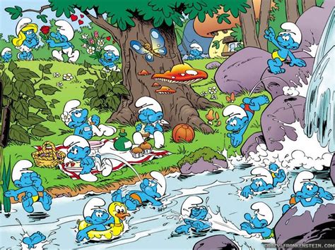 Smurfs With Images Smurfs Old Cartoons Cartoon Wallpaper