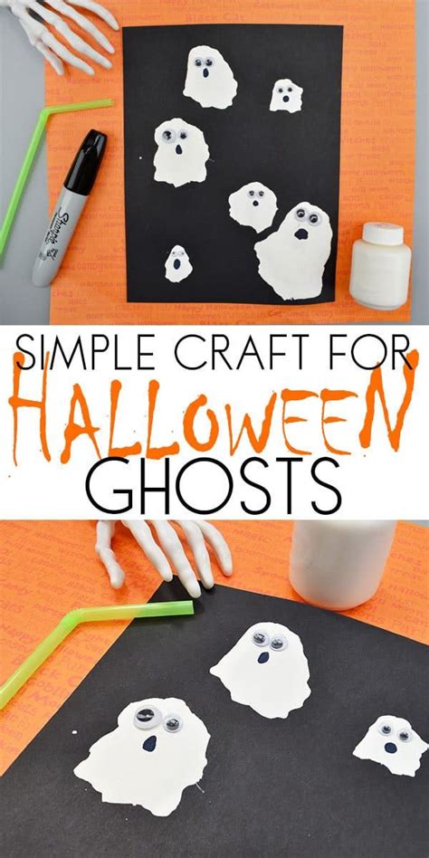 Simple Craft For Halloween Ghost Ghosts