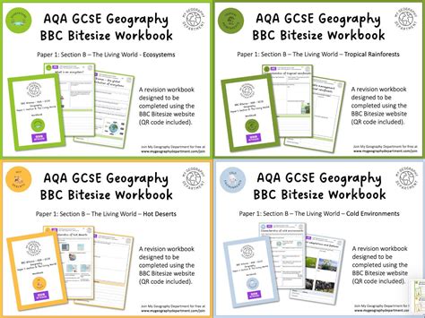 Revision Booklets Aqa Gcse Geography The Living World Bbc