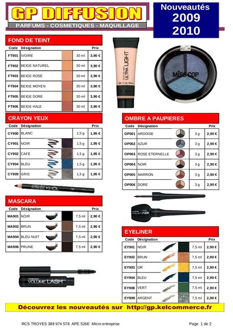 maquillage 2009 2010 par grassart fichier pdf