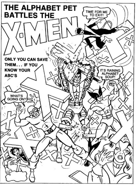 Dibujos Para Colorear De X Men 3