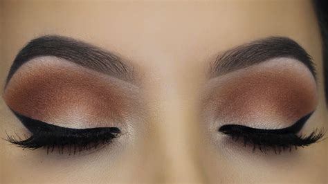 Soft Brown Eye Makeup Using 8 Palette Youtube