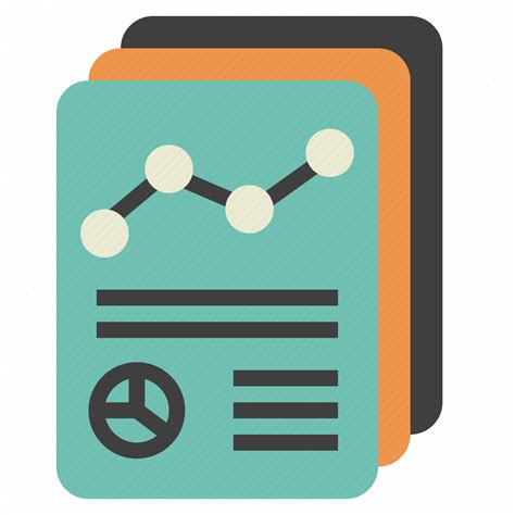 Annual Company Graph Report Summary Icon Download On Iconfinder