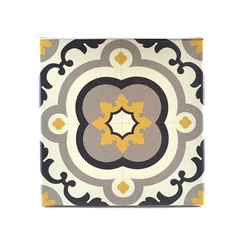 Malta Tile Canvas Block Pattern No12 Stephanie Borg