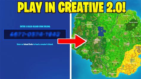 how to play the og map in fortnite creative 2 0 chapter 1 map youtube