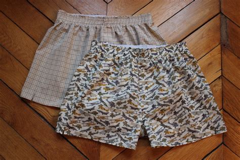 Mens Boxer Shorts Pattern And Tutorial Pdf Download Atelier Etsy