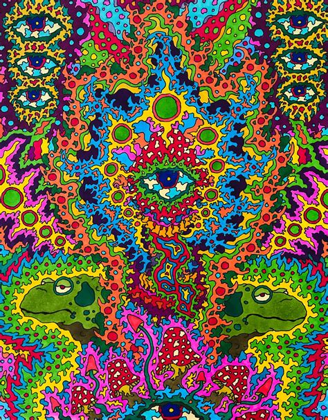 Toad Of Light Psychadelic Art Fractal Art Psychedelic Art