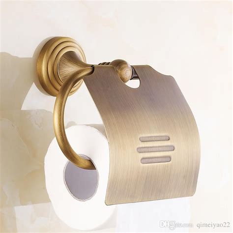 Wall mount toilet paper holders (1653). 2019 European Full Copper Toilet Paper Holder Classic ...