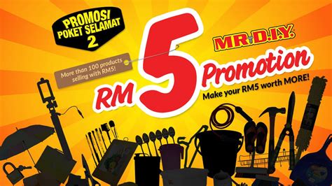 The leading online shopping mall in malaysia. MR DIY Sale 100+ Products Selling with RM5 Promotion 1 ...