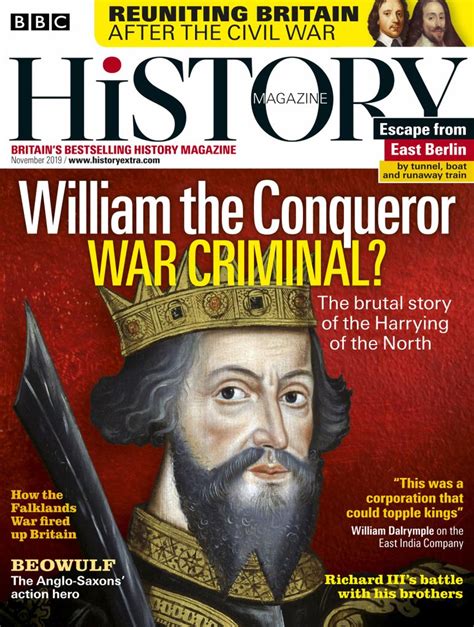 For convenience and accessibility the programmes are also broken down into 2. BBC History Magazine | History Extra - DiscountMags.com