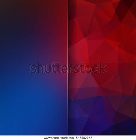Abstract Geometric Style Dark Background Blur Stock Vector Royalty
