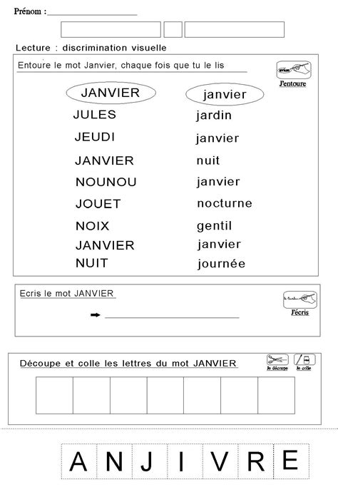 The French Language Worksheet Is Shown In Black And White With Words