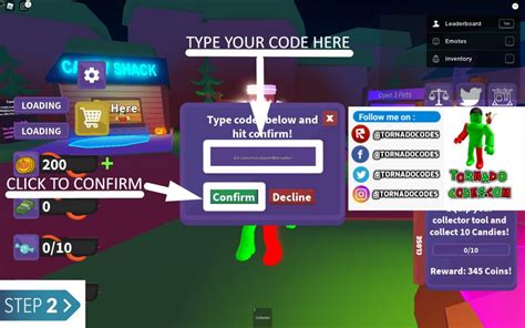 Click on the twitter icon on the left side of your screen. Roblox Halloween Simulator Codes (October 2020) - Tornado ...