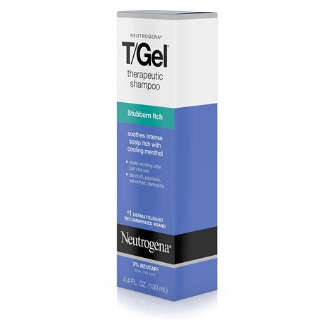Neutrogena Tgel Therapeutic Stubborn Itch Shampoo With 2 Coal Tar