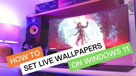 How To Set Live Wallpapers On Window 11 Pc 2022 Youtube