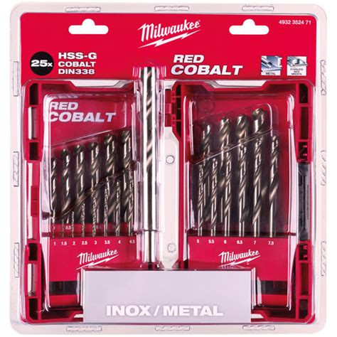 Milwaukee 4932352471 Cobalt Hss G Metal Drill Bit Set