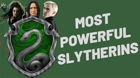10 Most Powerful Slytherins Youtube